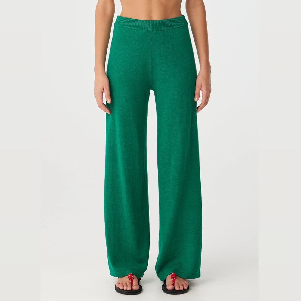 Green Knit Pants